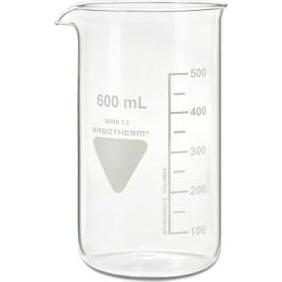 Rs Pro, Laborbedarf, Borosilikatglas Messbecher mit Skala, Ø 80m