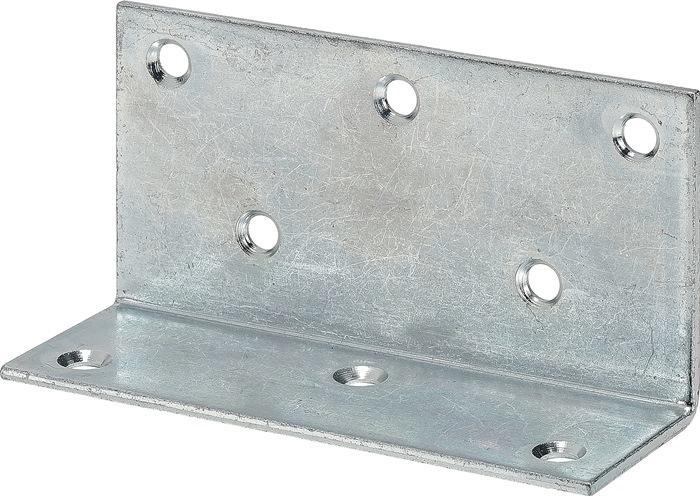 Vormann Breitwinkel Schenkellänge 75 mm blau verzinkt ungleichschenklig