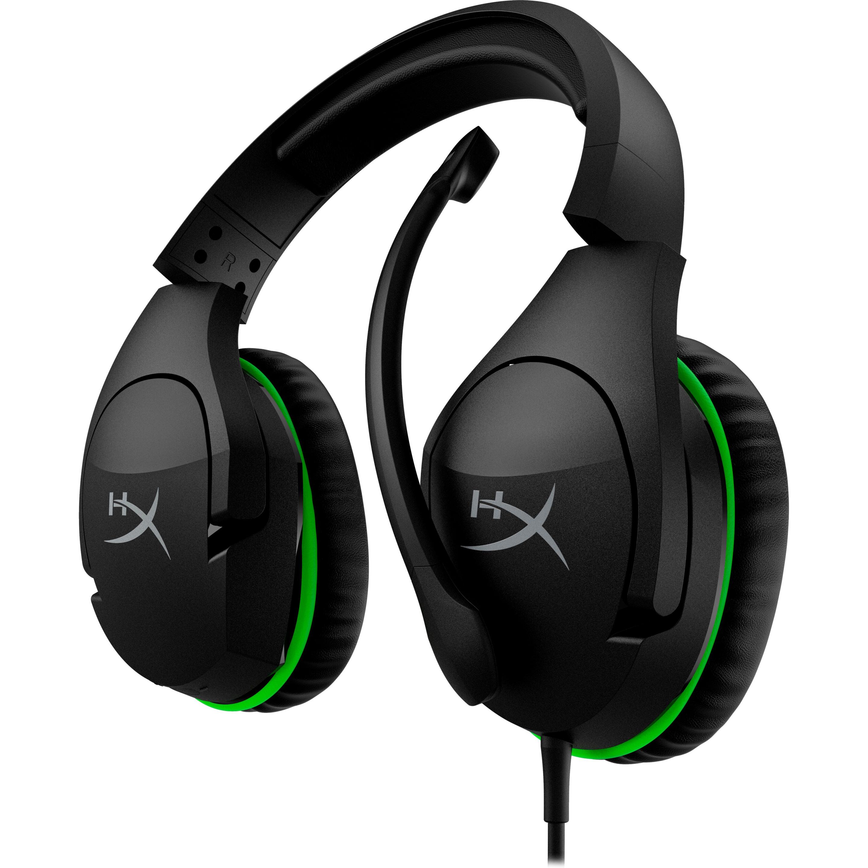 HyperX CloudX Stinger (HX-HSCSX-BK/WW) (Kabelgebunden), Gaming Headset, Grün, Schwarz
