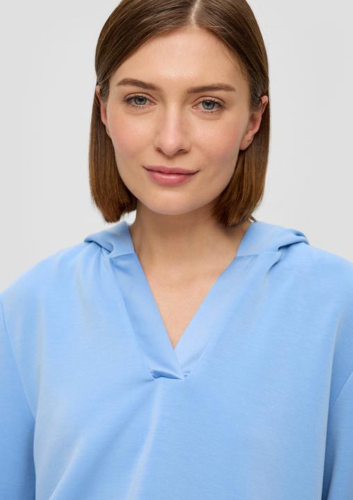 Produktbild S.Oliver Sweatshirt Scuba-Sweatshirt mit Kapuze (34)