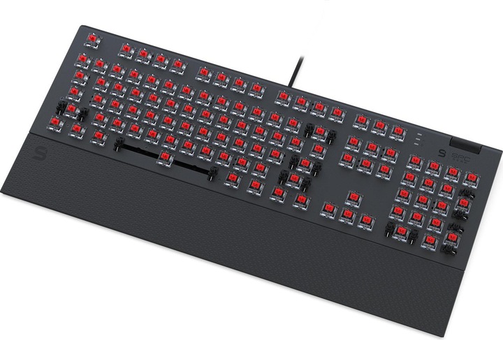 Actual product image SPC Gear GK650K Omnis Mechanical Keyboard with RGB Pudding Edition (US, Kailh Red switch) (Eng. Int.)