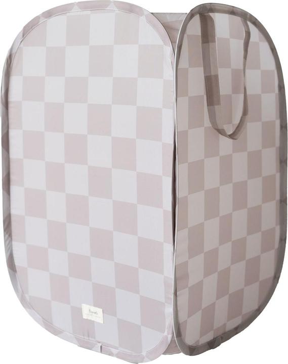 3 Sprouts RC Pop-Up Wäschekorb /Checkerboard/Beige - Galaxus