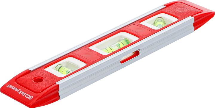 Actual product image BGS Torpedo Level with Magnet 3 Spirit Levels 230 mm (23 cm)