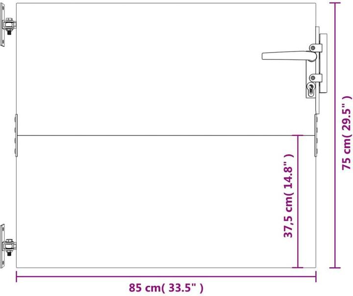 Produktbild vidaXL Gartentor