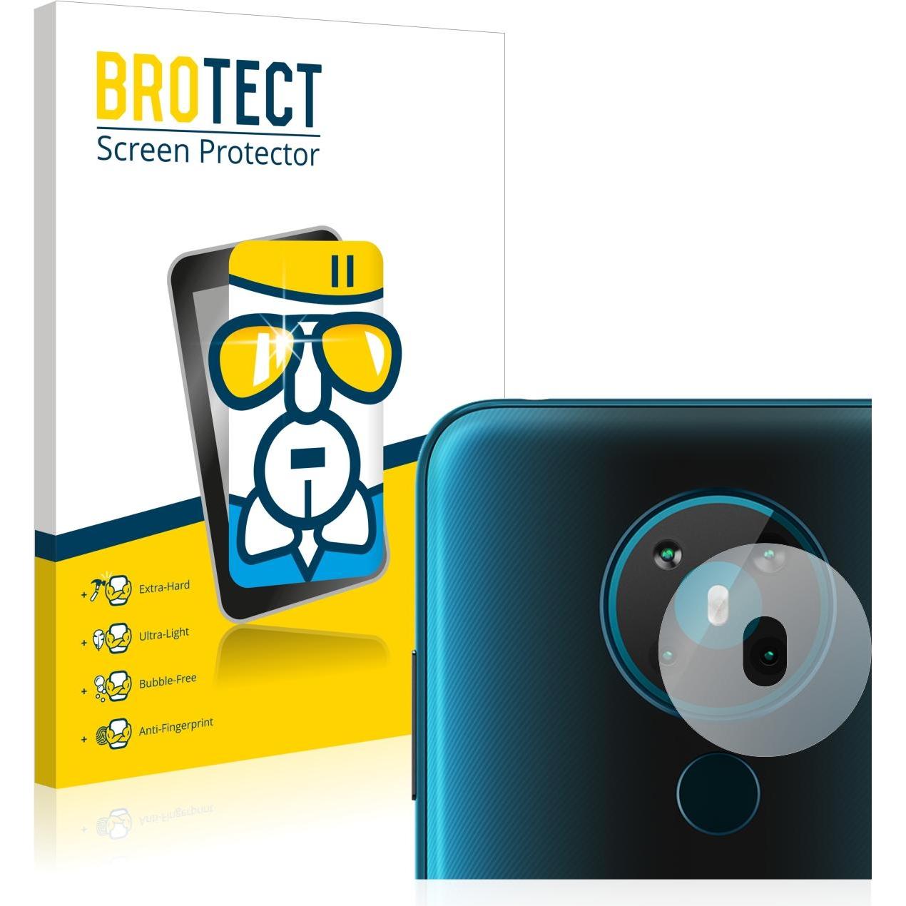 BROTECT AirGlass Panzerglasfolie (1 Stück, Nokia 5.3), Smartphone Schutzfolie, Transparent