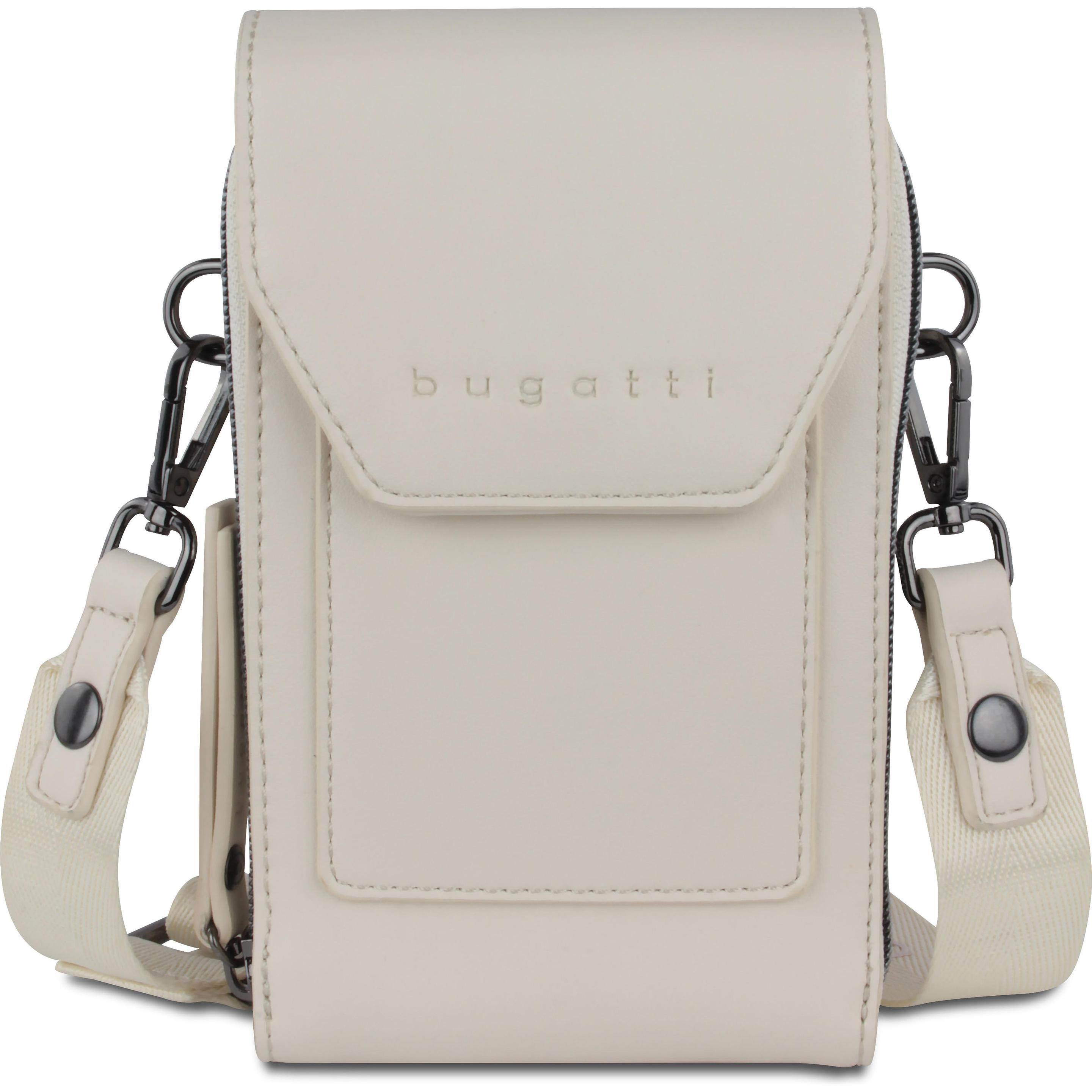 Bugatti, Handtasche, Almata Crossover Börse, Beige