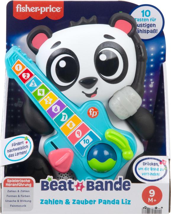 Actual product image Fisher-Price Beat Bande Numbers & Magic Panda Liz (D) (German, French)