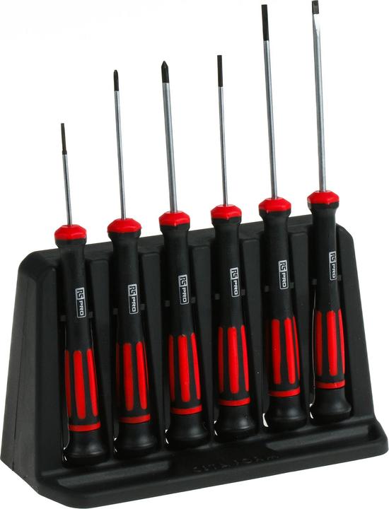 RS PRO 6 Pc Electronics SD Set-Slotted/Phillips (Phillipps cross recess (PH))