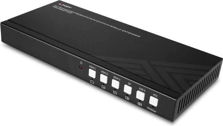 Actual product image Lindy 5x2 Seamless Presentation Switch HDBaseT Extender