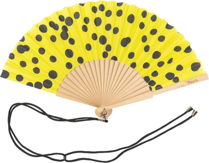 Produktbild Fisura Handfächer YELLOW DOTS