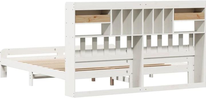 Image du produit vidaXL Bett mit Regal (180 x 200 cm)