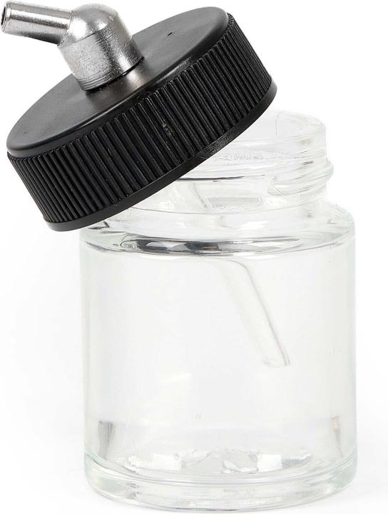 Produktbild Wiltec Airbrushpistole Farbbecher Farbbehälter Glas Saugsystem 22 cm³ Variante 3