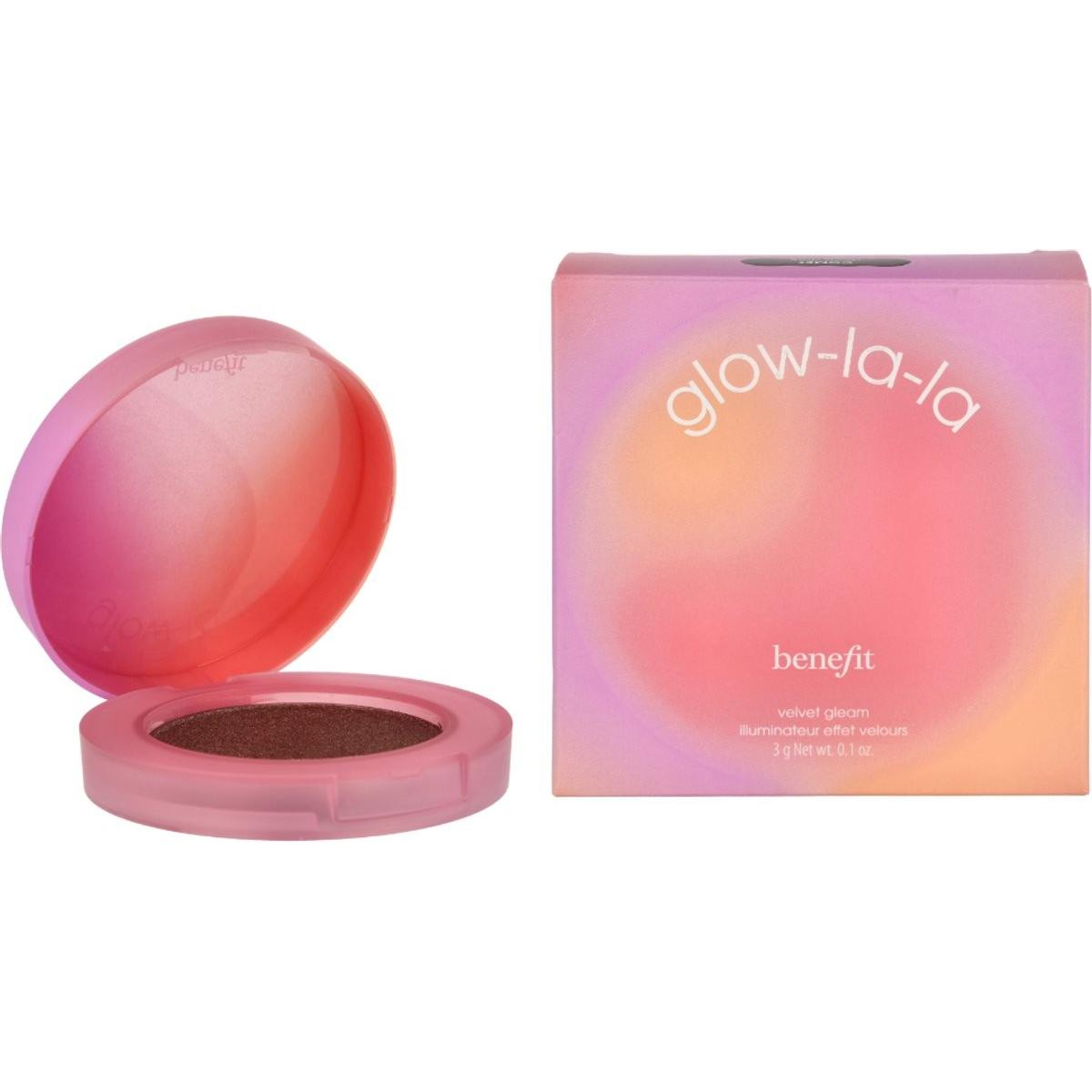 Benefit Cosmetics Oro/Bronzo Illuminante + Bronzer, Glow-La-La (Cometa, Highlighter)