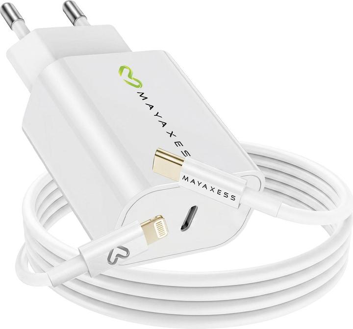 Produktbild Mayaxess iPhone SE 2022 Ladegerät + Kabel (18 W)