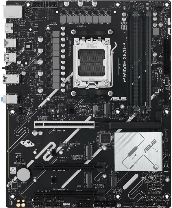 Productafbeelding ASUS PRIME X870-P (ATX, X870, AM5, DDR5) (AM5, AMD X870, ATX)