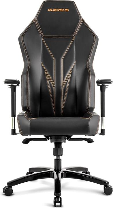 Actual product image Quersus Armchair VAOS Armchair.2.3. gold accent (Black - Gold)