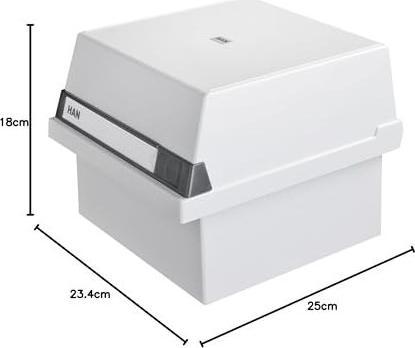 Actual product image Han Card index box A5 horizontal (A5)