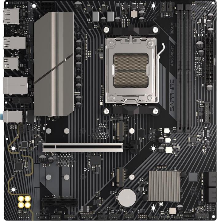 Produktbild Sapphire B650M-E 1xHDMI 1.4 1xDP 1.2 (AM5, AMD B650, mATX)