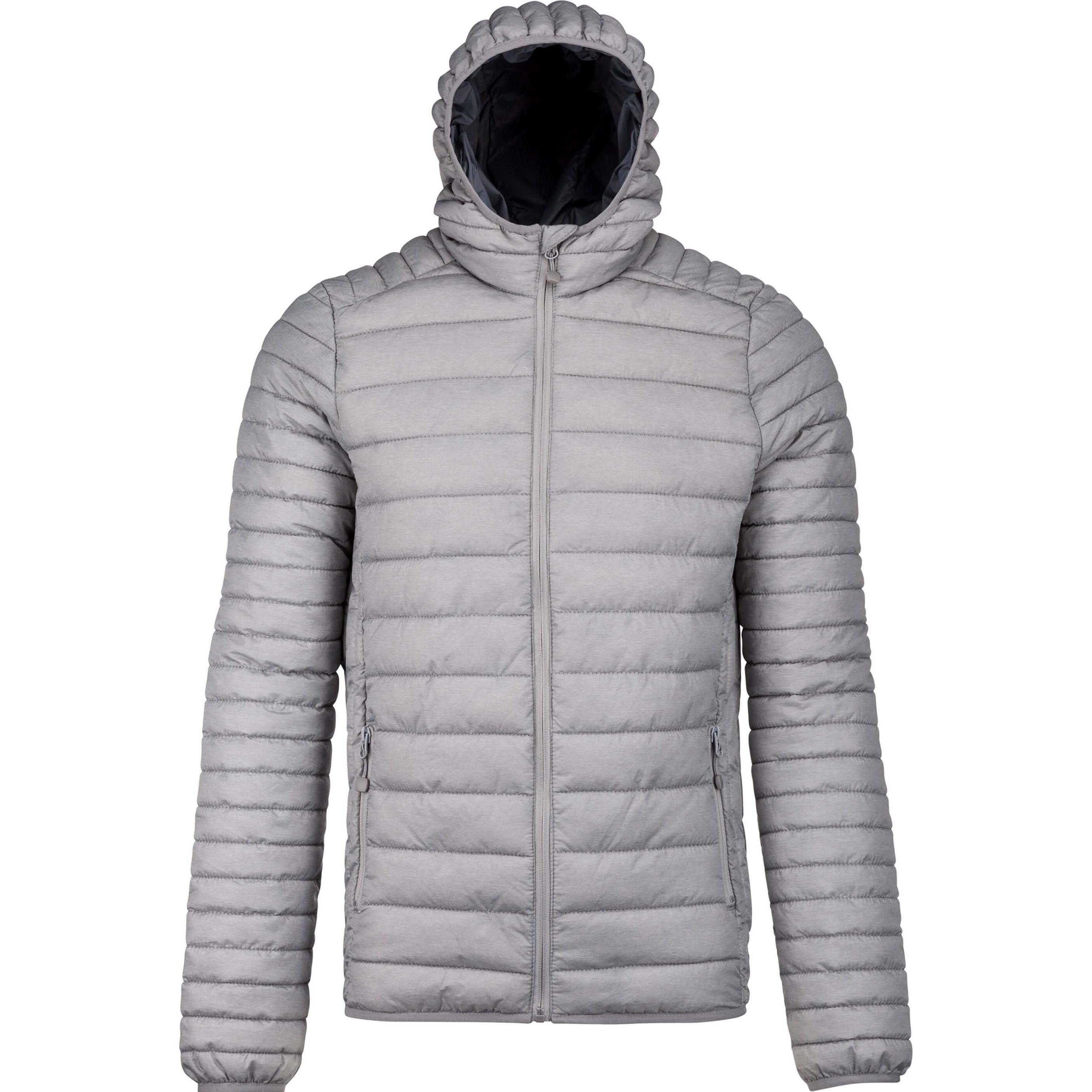 Kariban, Herren, Jacke, Légère Capuche (S), Silber, S