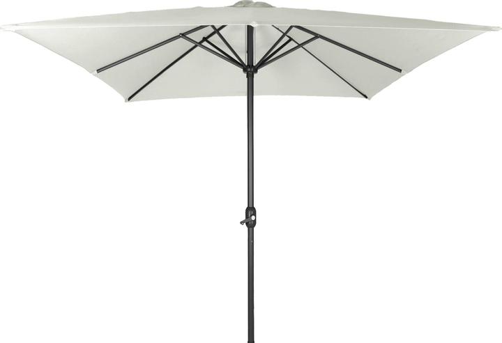 Mojawo Alu Sonnenschirm Marktschirm 3m x 3m mit Kurbel