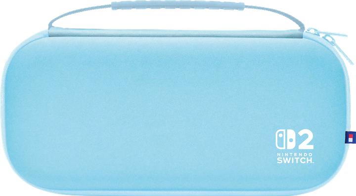 Actual product image HORI SWITCH 2/SWITCH Custodia Tough Pouch Slim Azzurro (Switch 2)
