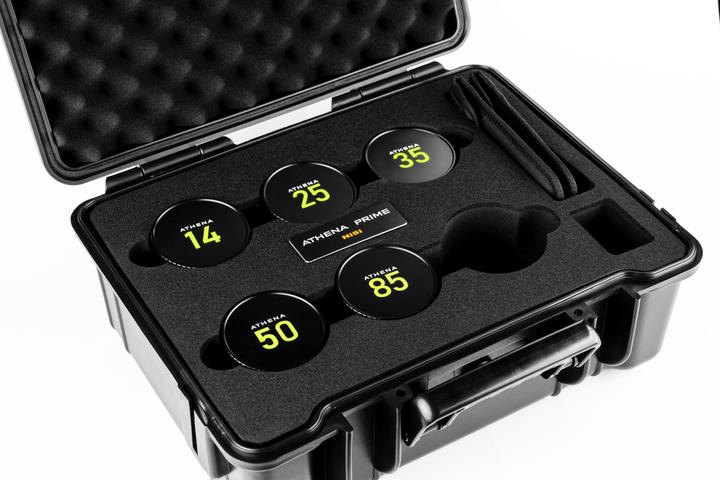 Immagine prodotto Nisi Kit Prime ATHENA (14mm / 25mm / 35mm / 50mm / 85mm) con attacco PL (Arri) (novità) (Full frame)