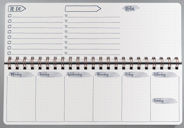 Actual product image Sigel Jolie "Flower Love" desk calendar, everlasting (A4)