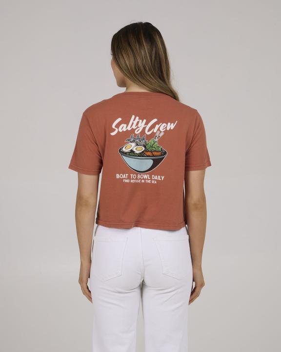 Actual product image Salty Crew Fish Bowl Crop Tee (L)