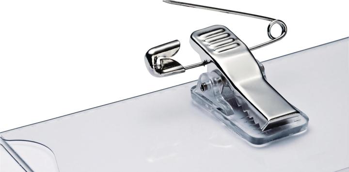 Durable Namensschild mit Clip 75 x 40 mm