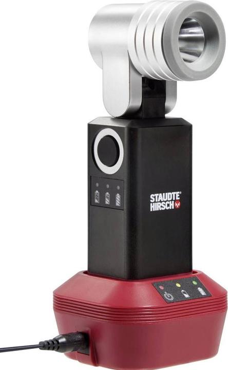 Produktbild Staudte-Hirsch Akku-Handscheinwerfer Schwarz, (225 lm)