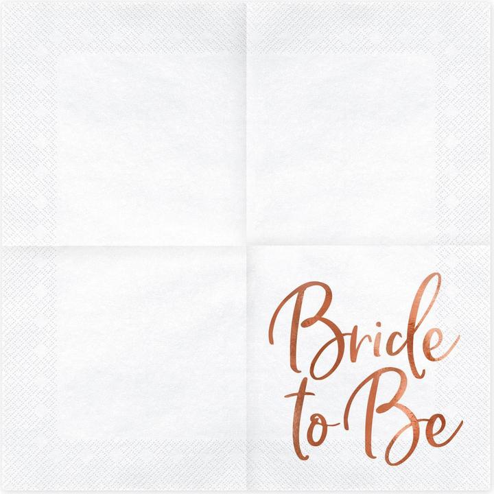 Actual product image Amscan Bride (20 pcs., 33 x 33 cm)
