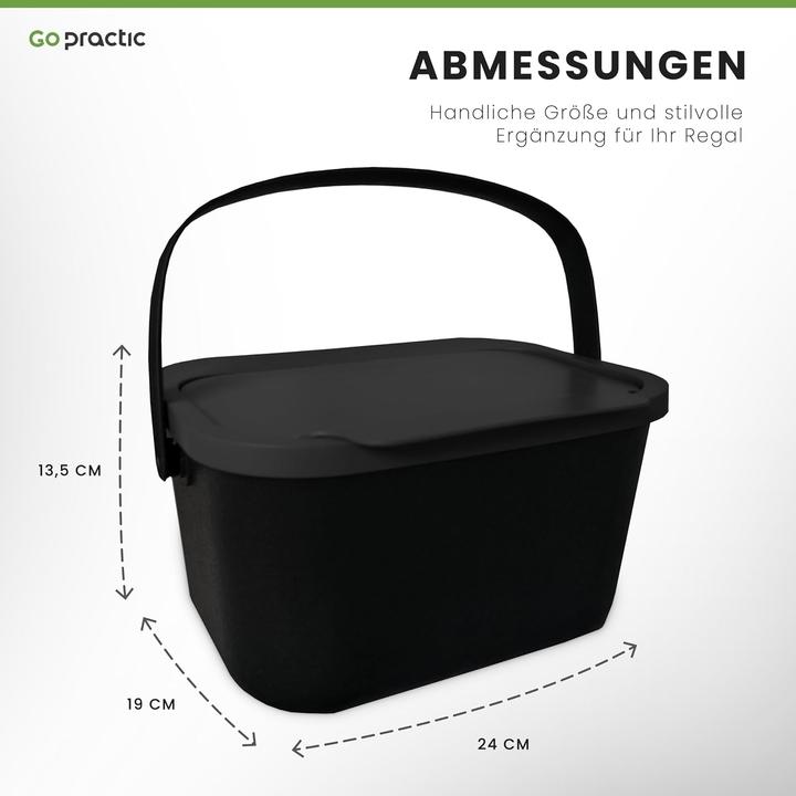Immagine prodotto Go Practic Cestino per i rifiuti organici (4.50 l)