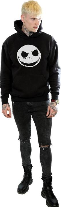 Image du produit Dick Smith Sweat à capuche en coton pour hommes Jack Skellington Face (XL)