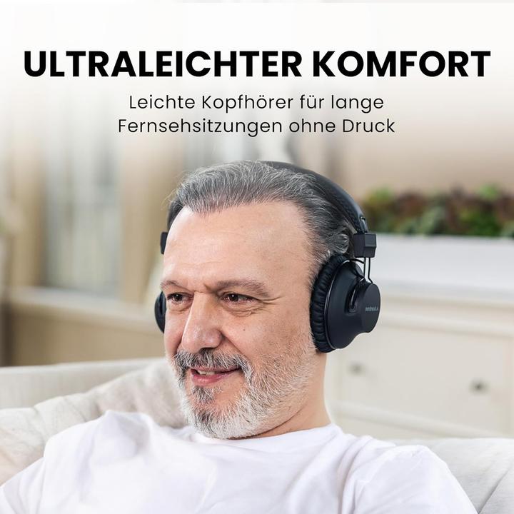 Image du produit Avantree Kabellose TV-Kopfhörer mit Lautstärke-Boost (Pas de réduction du bruit, 60 h, Sans fil)