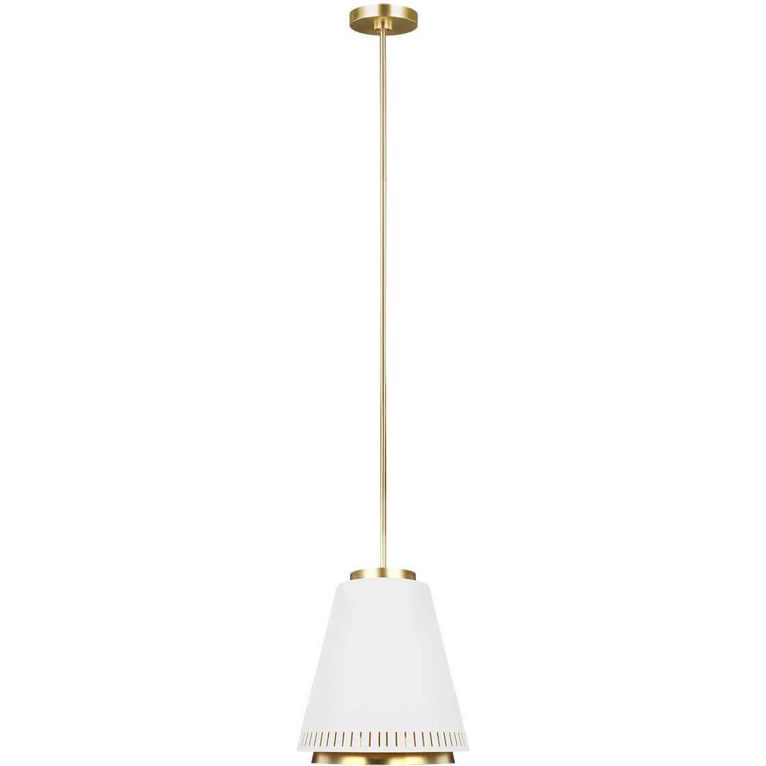 Elstead Lighting, Pendelleuchte, Carter Hängeleuchte E27 37cm Mattes Weiss (E27)