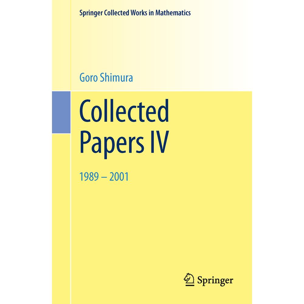 Collected Papers IV, Fachbücher von Goro Shimura