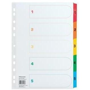 Soennecken, Ordner Zubehör, Zahlenregister Verwendung für Papierformat: DIN A4 Grammatur: 170 g/m²