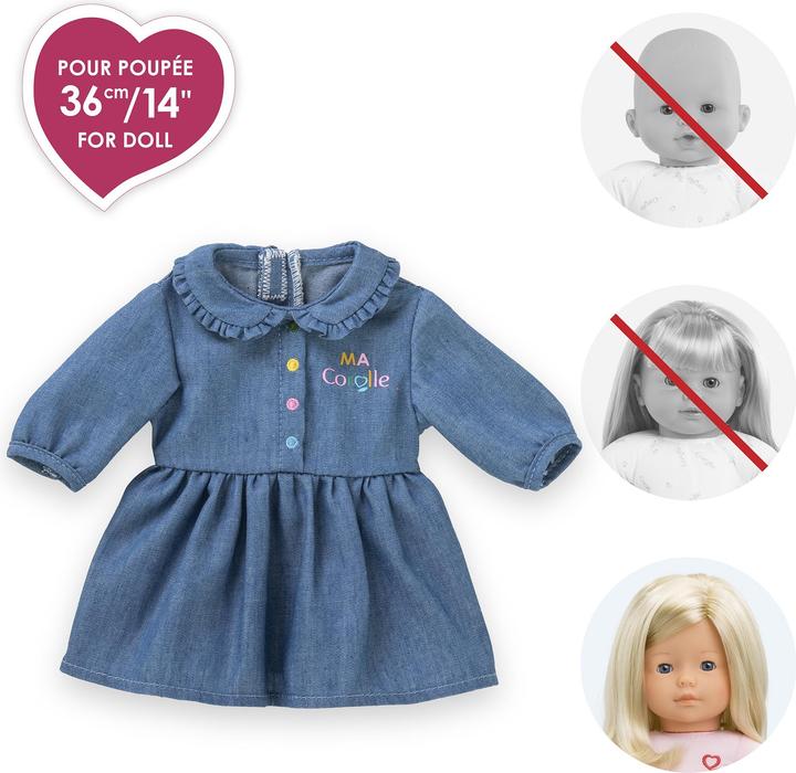 Produktbild Corolle Jeanskleid für Babypuppe, 36 cm