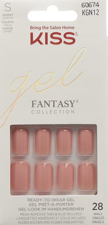 Produktbild KISS Gel Fantasy (Kunstnägel, Rose, Durchsichtig)