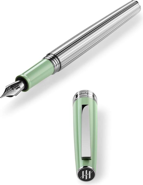 Actual product image Montegrappa Isa1m1ag Armonia Duetto Fountain Pen, Neo Mint Ef (Mint)
