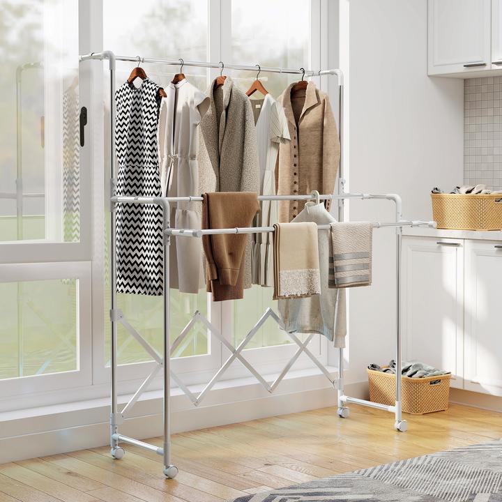 Produktbild Homcom Wäscheständer Edelstahl (1.50 m)