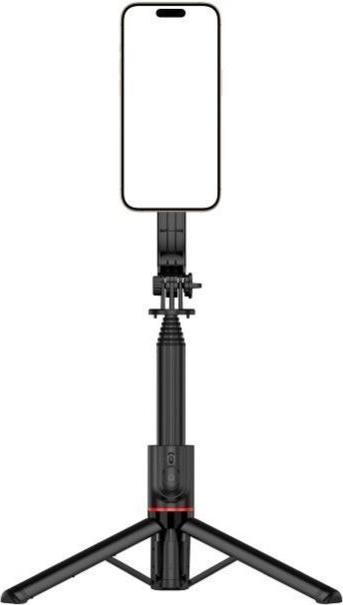 Actual product image OEM Stylus Selfie stick with wireless remote control tripod compatible with MagSafe L20 black