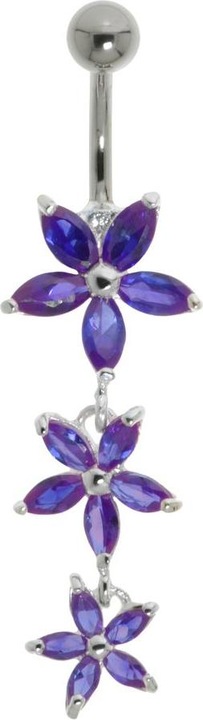 Produktbild Bijouteria Bauchpiercing (Edelstahl, Silber 925, Kristall)