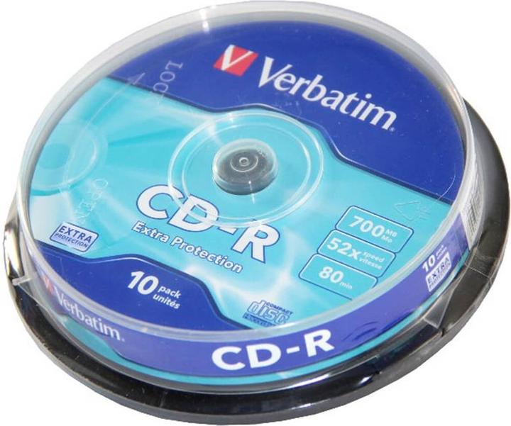 Actual product image Verbatim extra protection (10 x)