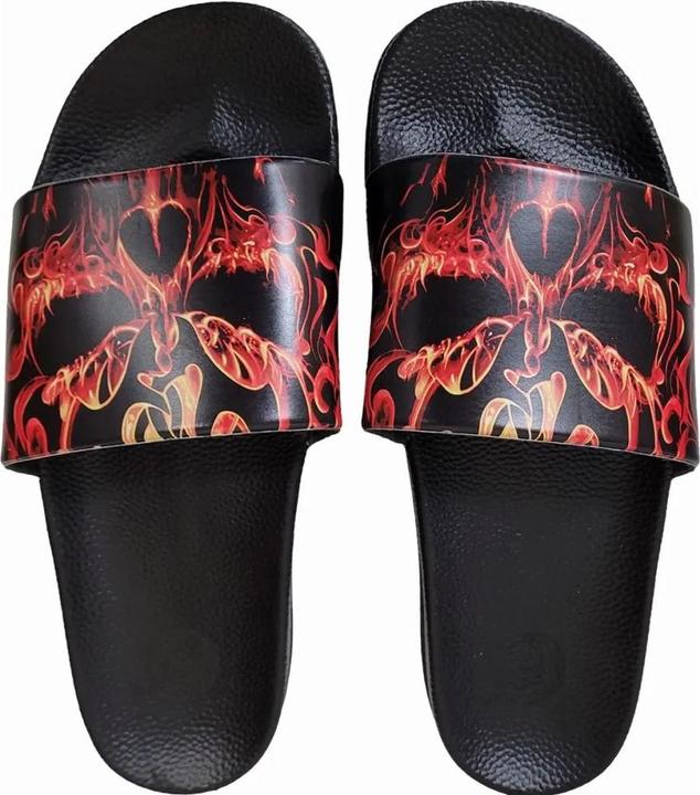 Actual product image Spiral Mens Skull Blast Sliders (38)
