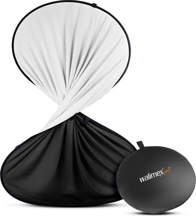 Actual product image Walimex Foldable Background 200x230cm black/white (230 cm, 200 cm)
