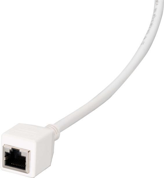 Immagine prodotto EFB Elektronik Prolunga del cavo patch RJ45 Cat.6A, S/FTP, AWG26, bianco, 1m (S/FTP, CAT6a, 1 m)