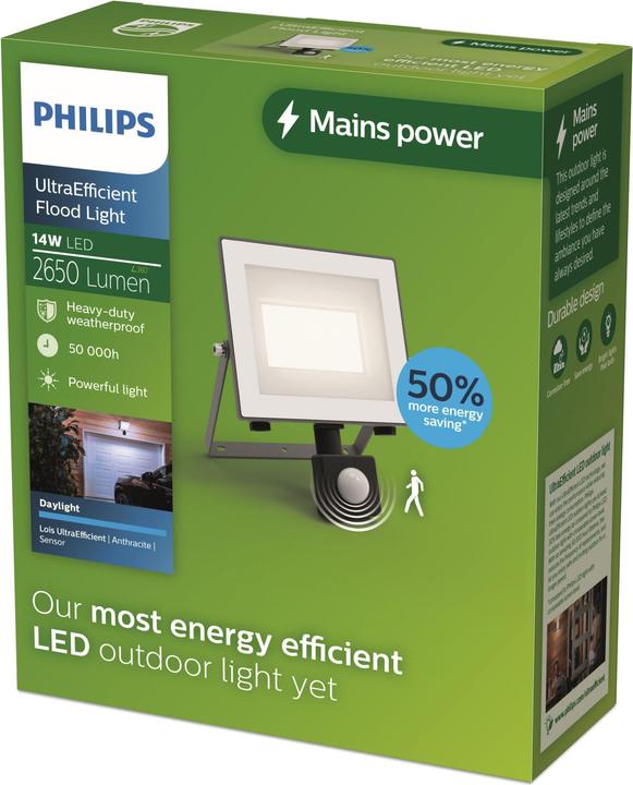 Actual product image Philips Outdoor Ultra-Efficient Flutlicht Lois (2650 lm, IP65)