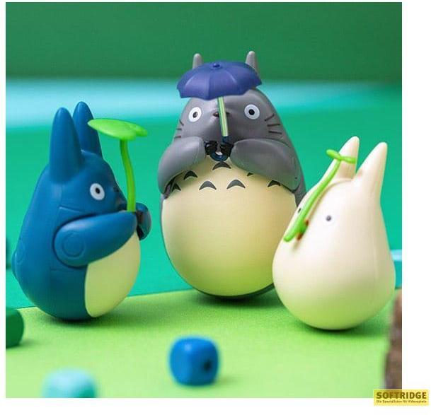 Image du produit Semic Mon voisin Totoro figurine culbuto Mid Totoro with leaf 6 cm