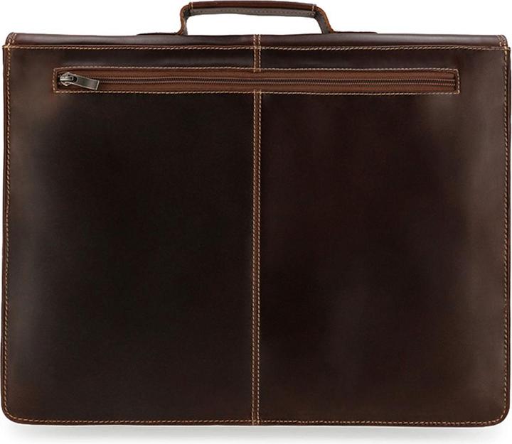 Actual product image Buckle & Seam Sierra briefcase brown/blue (16")